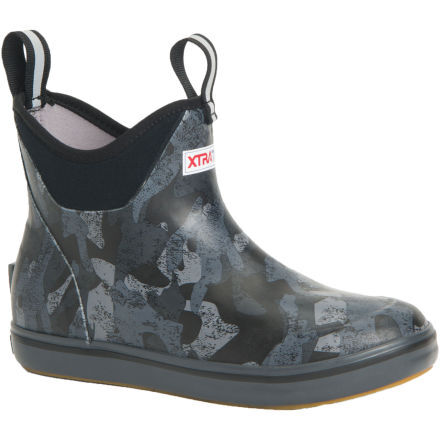 Xtratuf Boots Women's 6 in Black Camo Ankle Deck Boot - Camo