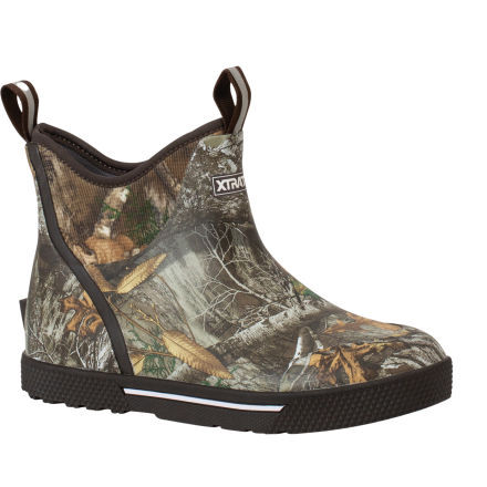 Xtratuf Boots Men's Realtree EDGE 6 in Wheelhouse Ankle Deck Boot - Camo