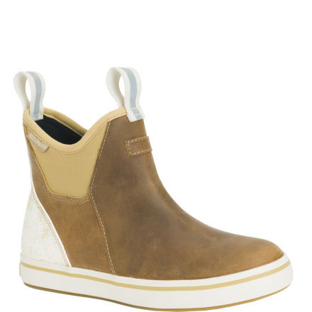 Xtratuf Boots Women's Leather 6 in Ankle Deck Boot - Brown