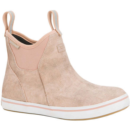 Xtratuf Boots Women's 6 in Leather Ankle Deck Boot - Pink